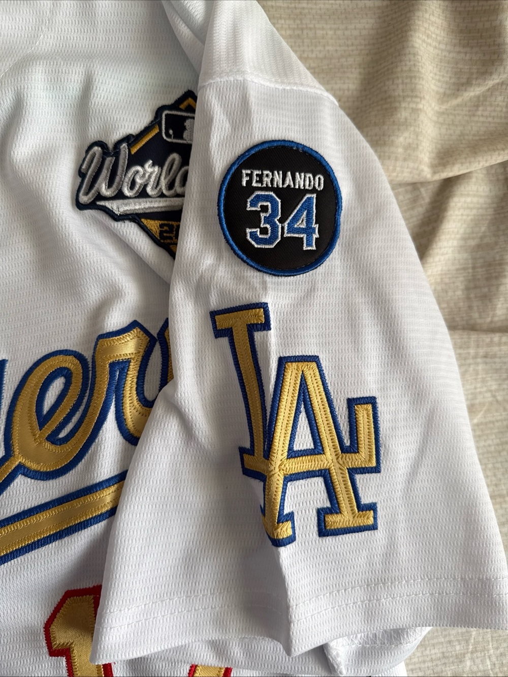 Men’s Nike Shohei Ohtani #17 LA Dodgers 2025 Gold Collection Limited Jersey Sz L - Picture 5 of 7